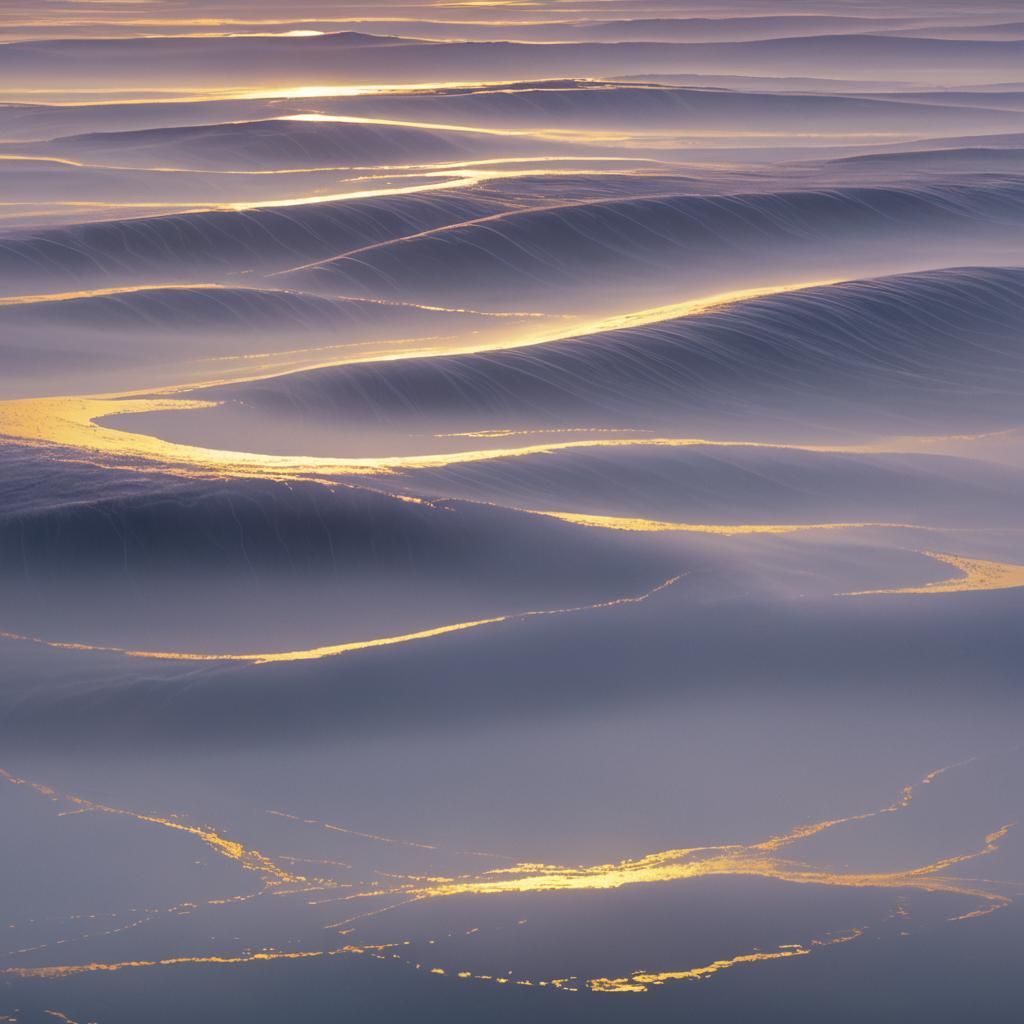 Peaceful Sunrise Over Water: A Professional Photograph