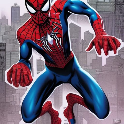 Spider-Man Comic Book Art: Brooks and Mumford Style