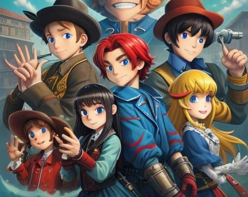 AI Interpretation of Latch Key Kids