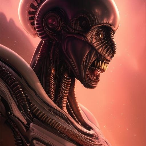 Ripley Smiles: Detailed Portrait in Digital Art Style