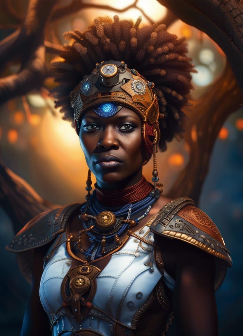 African Woman Warrior
