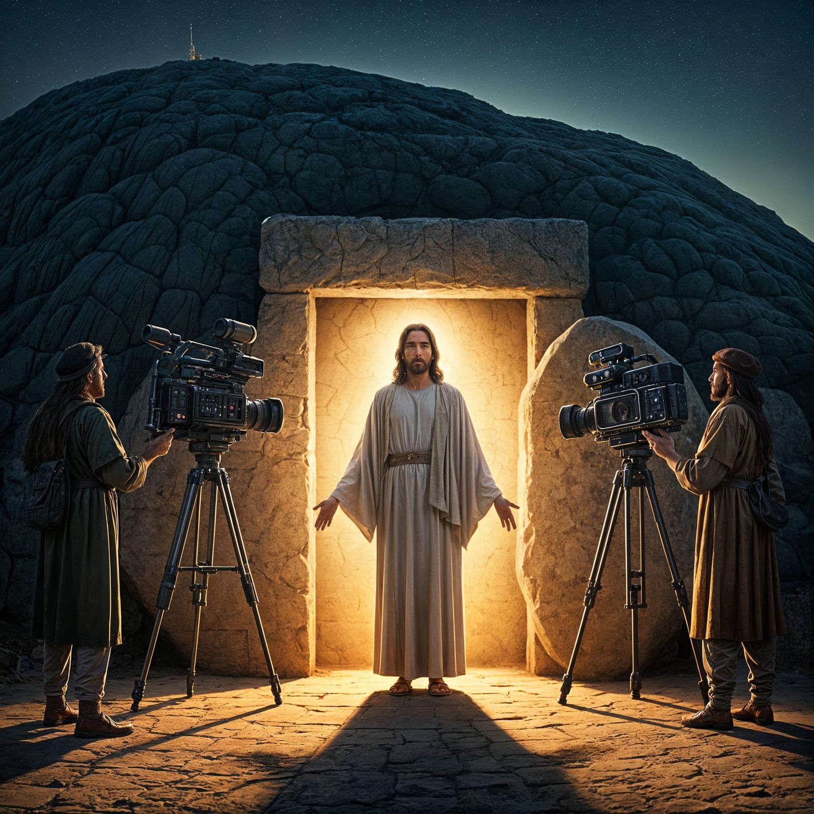 News Team Captures Jesus' Resurrection