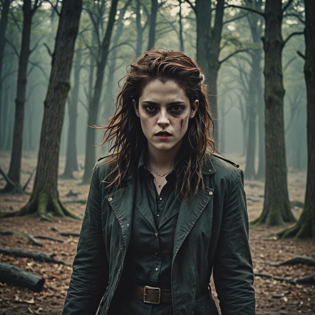 Kristen Stewart as Vampire: Cinematic Film Still