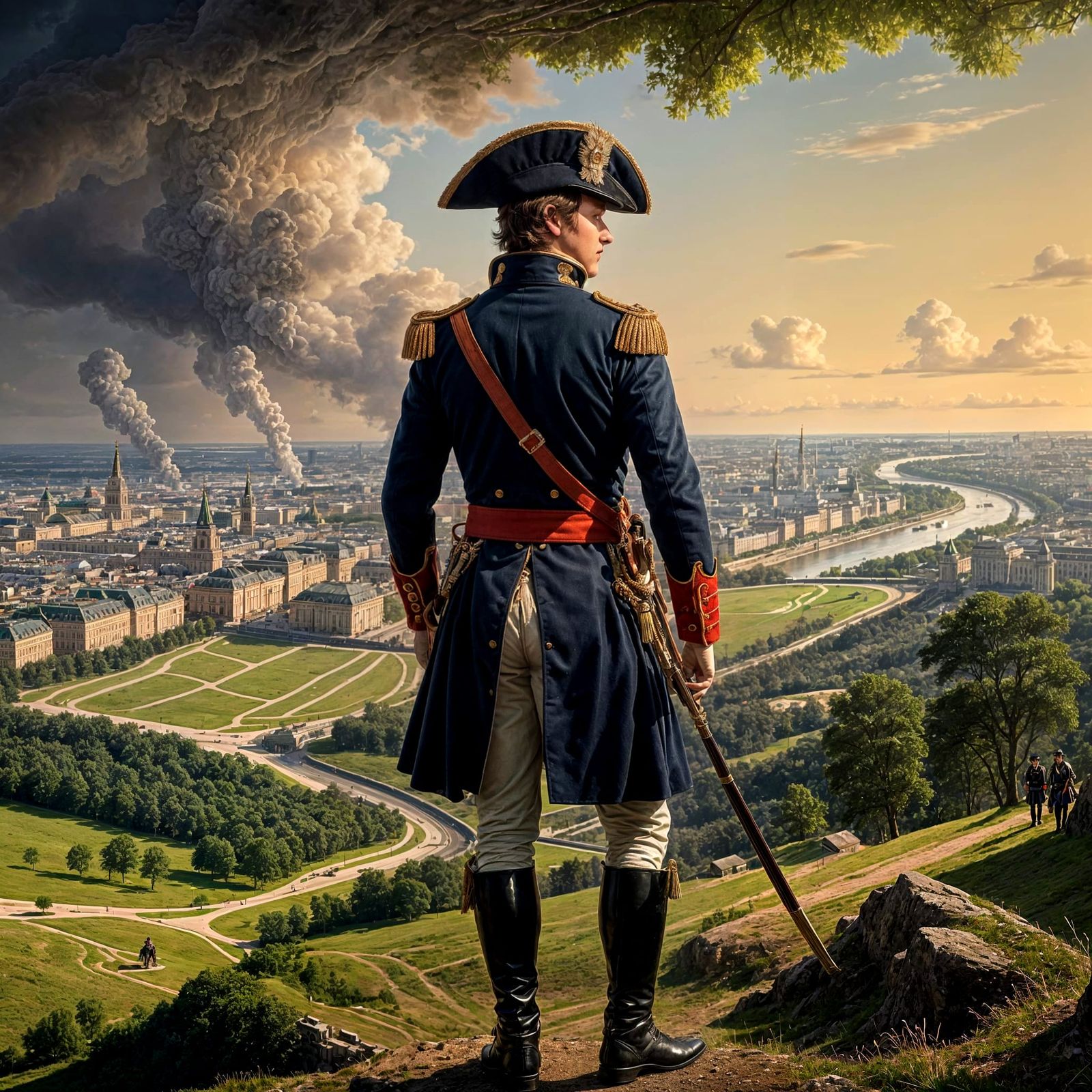 Napoleon's Grand March on Moscow