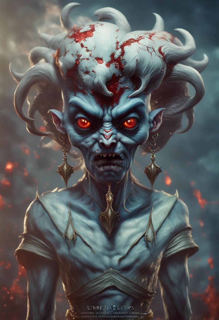 Detailed Vampire Matte Painting in 8K