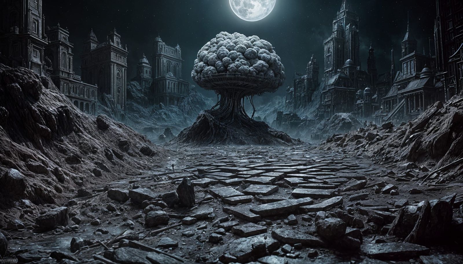 Eraserhead Baby: Detailed Matte Painting