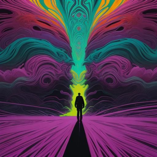 Surreal Desert Ropes: A Digital Art Masterpiece