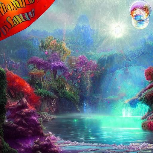 Rainwater Bubbles on Cracked Diamond Painting