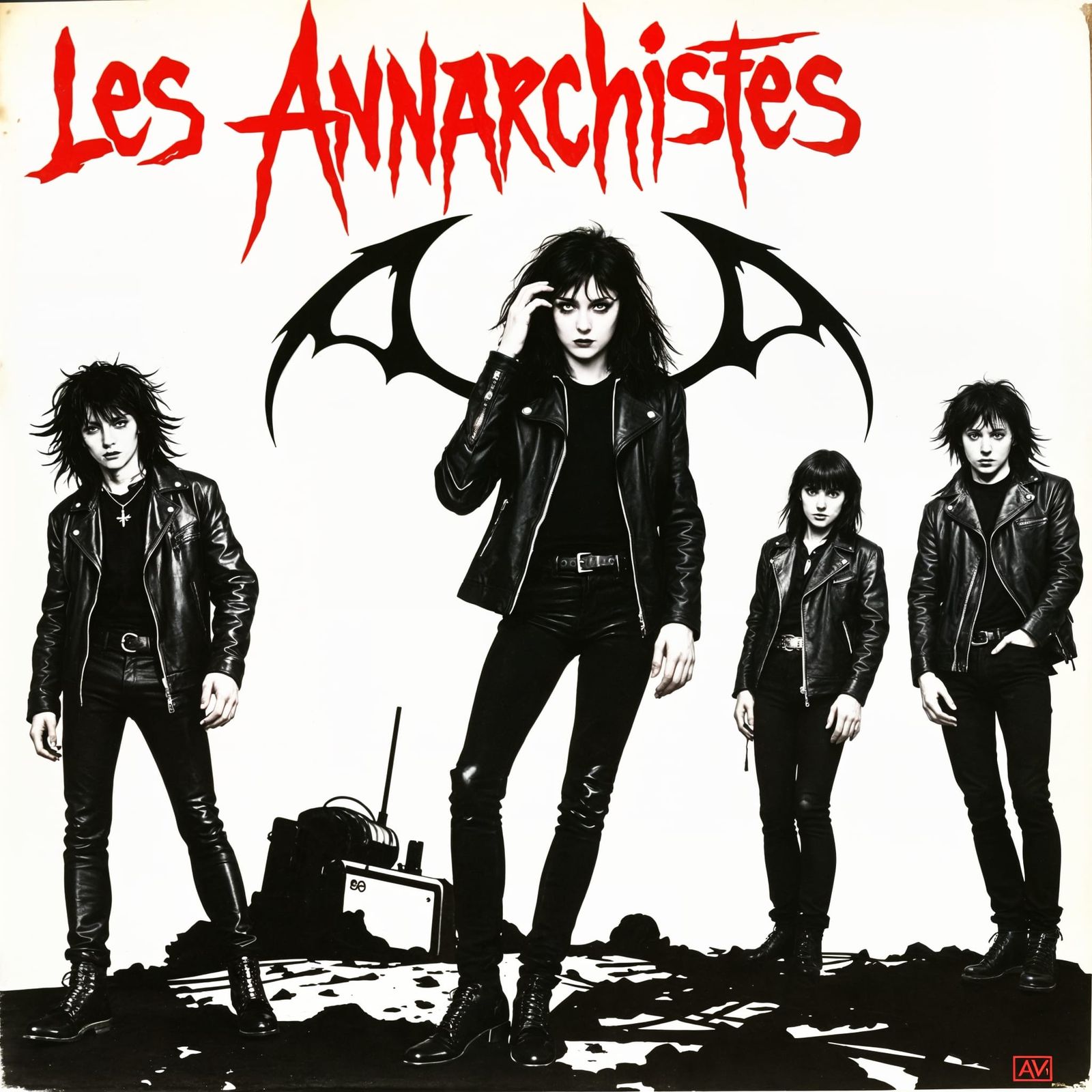 Goth Punk Album Cover from the Early 80s