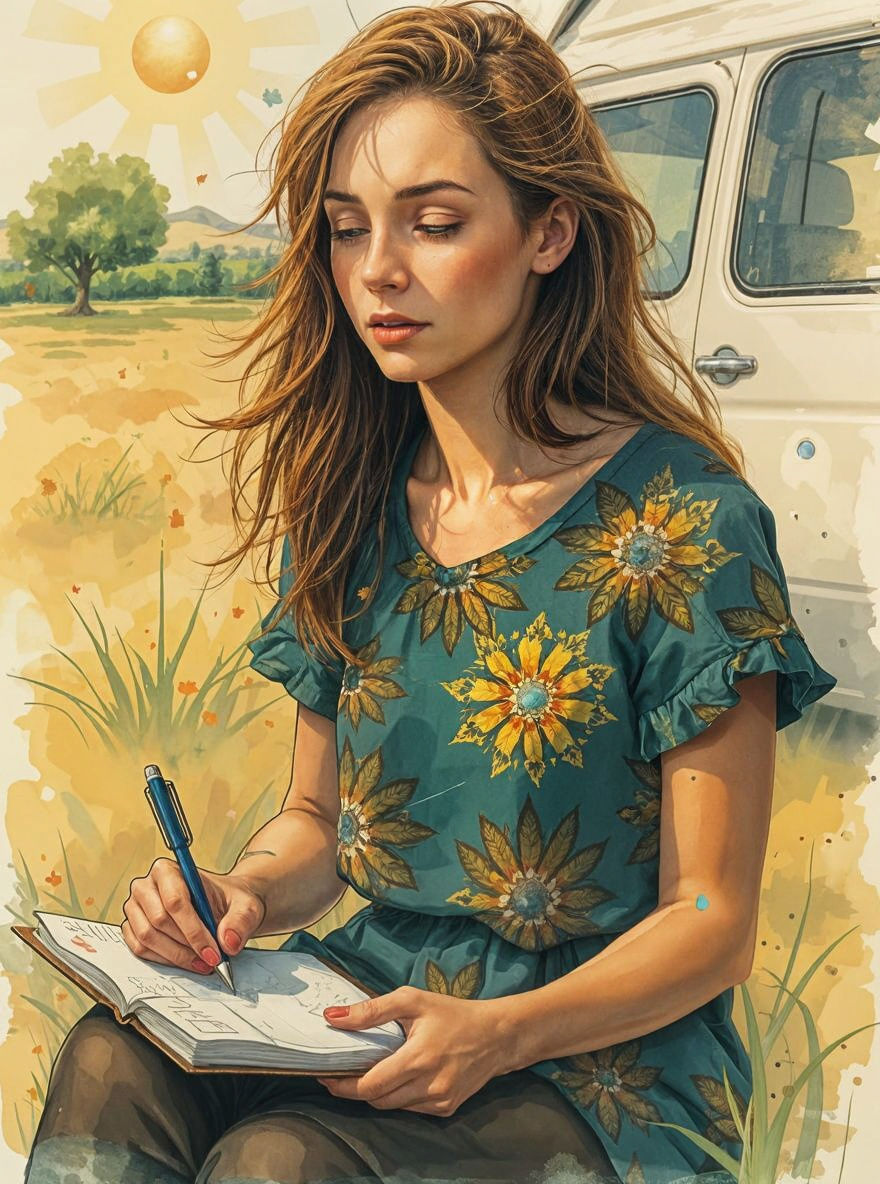 An watercolour artwork of a pensive Sage