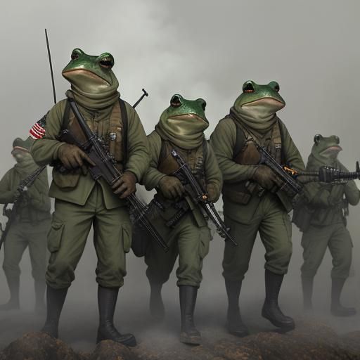 Frogs of War on the Front Line