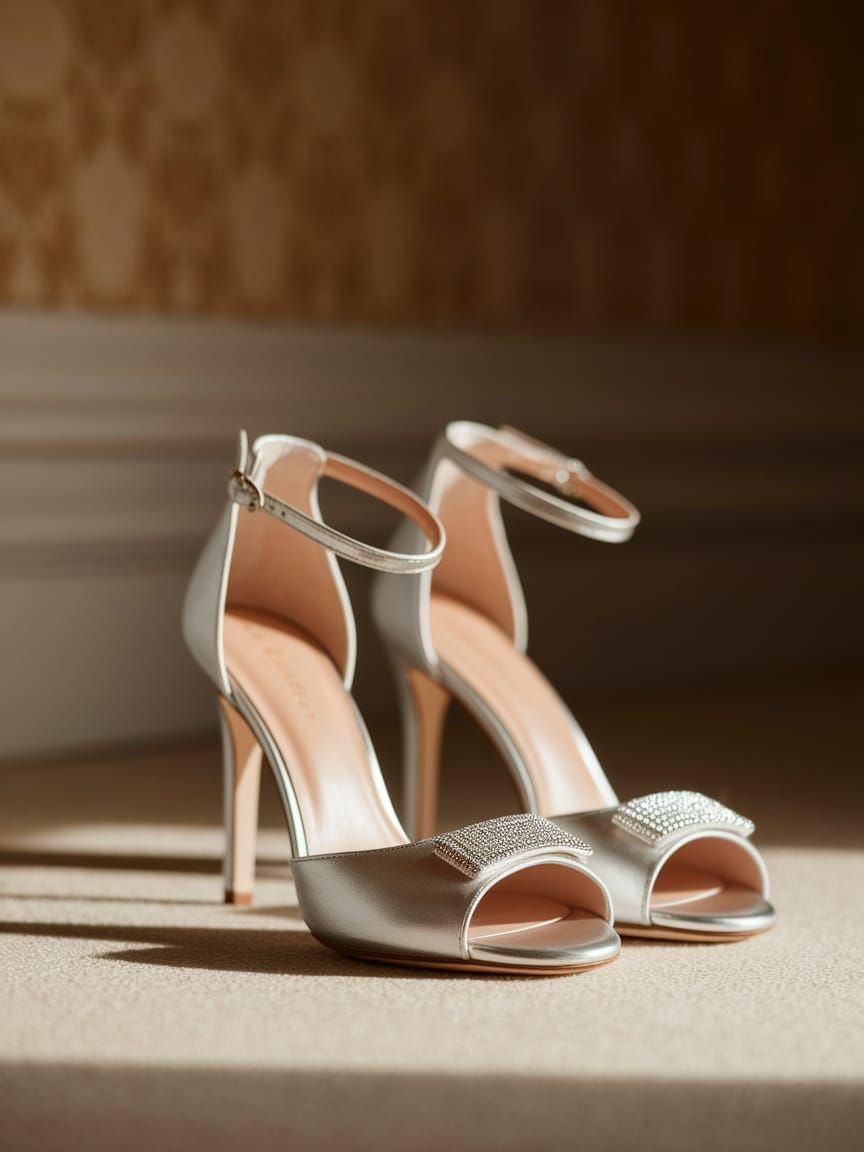 elegant high-heeled shoes