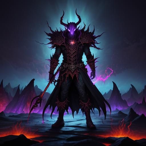 Wizards Laughing at Blood Moon in Gothic Style