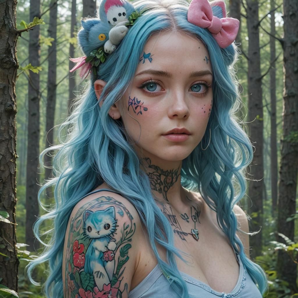 Fairy Goddess in Whimsical Wonderland