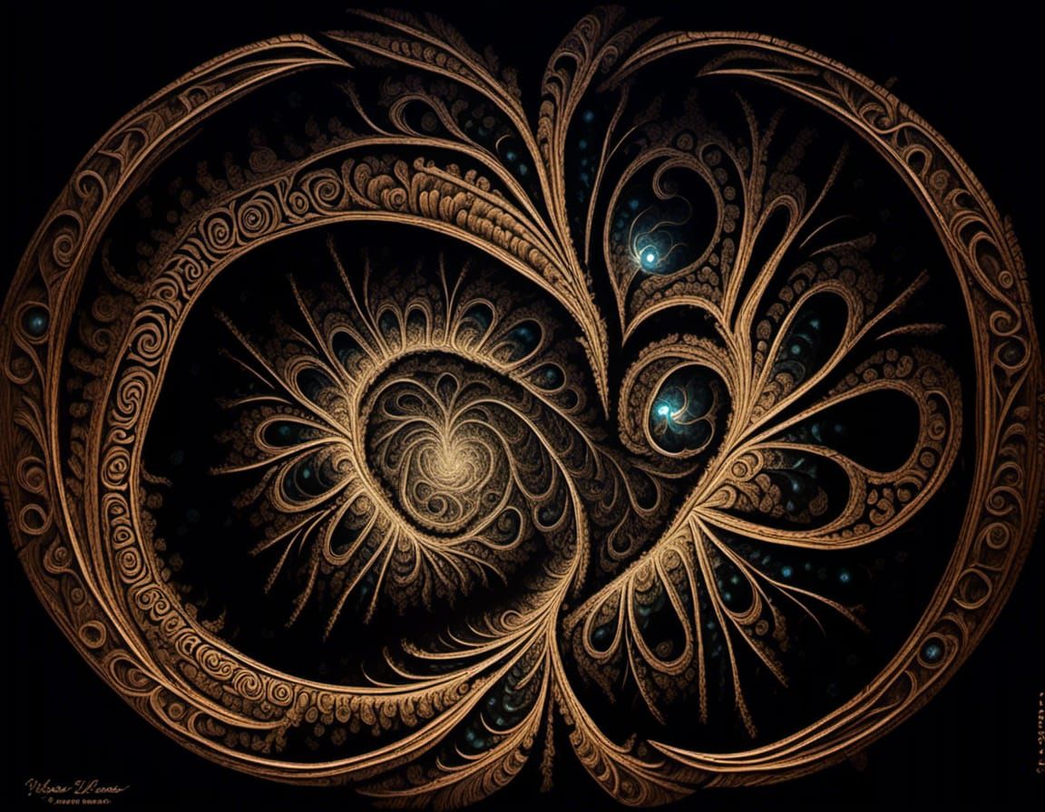 <lora:Extreme 3D Paper:1.0> fractal a hypnotic and intricate...