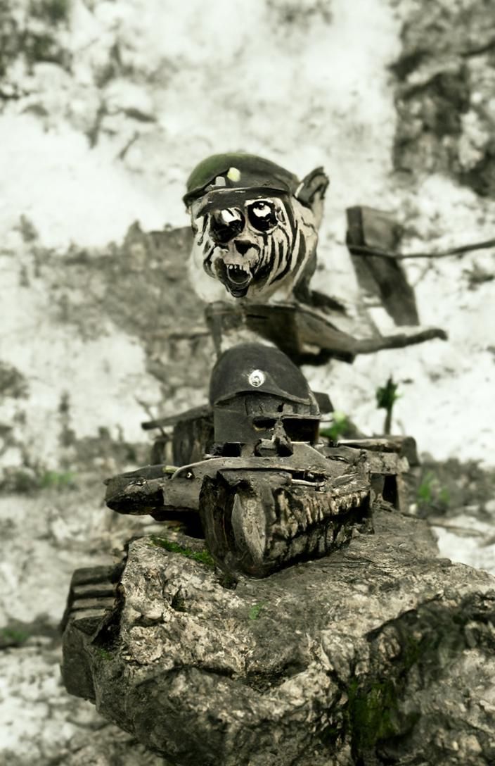 Tiger Panzer Gibbon in WW2 Style