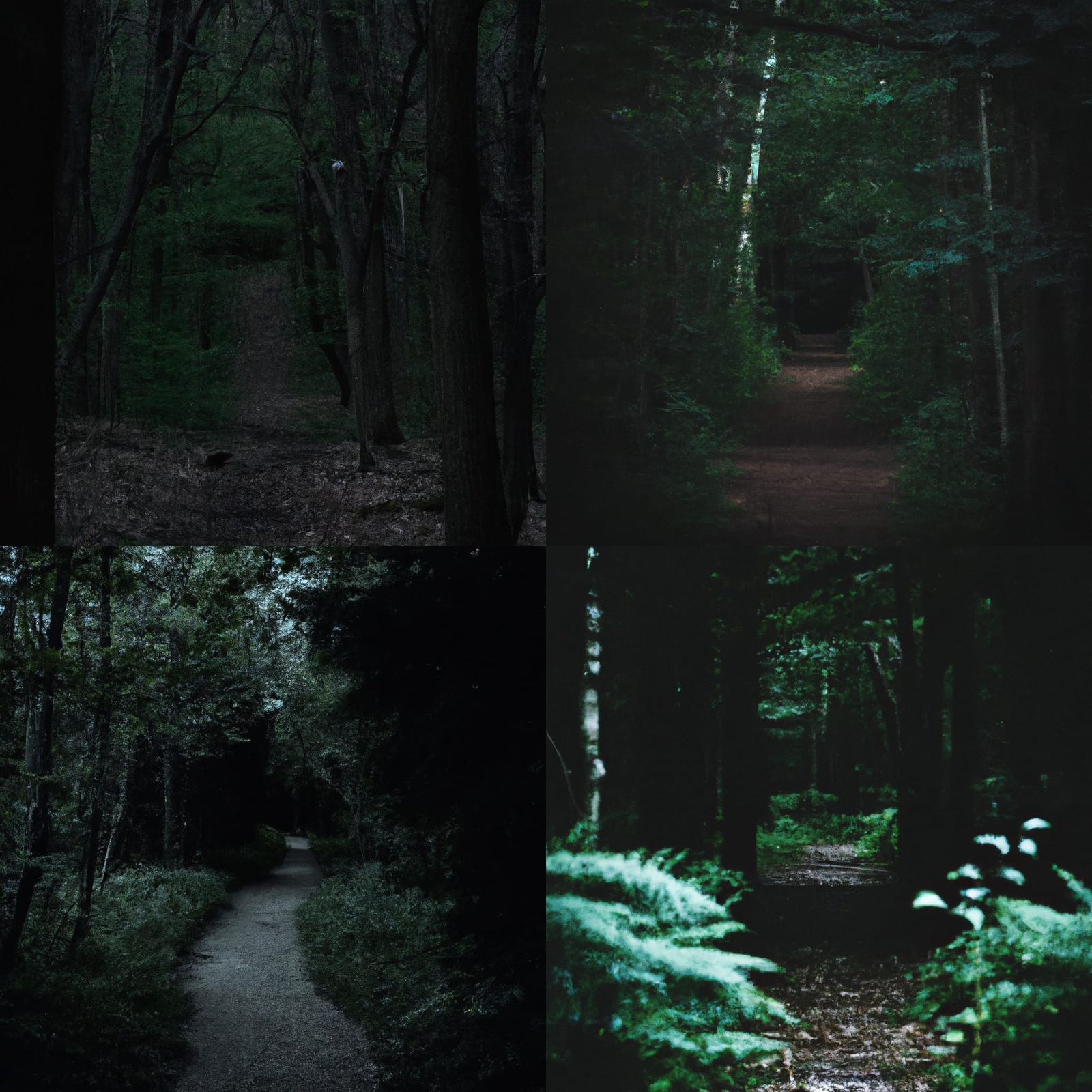 Enigmatic Forest Path Beckons Viewers