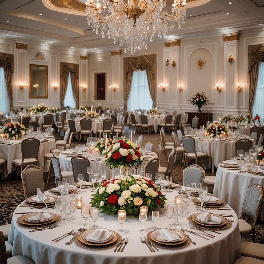 Mansion Banquet Captured with Professional Photography