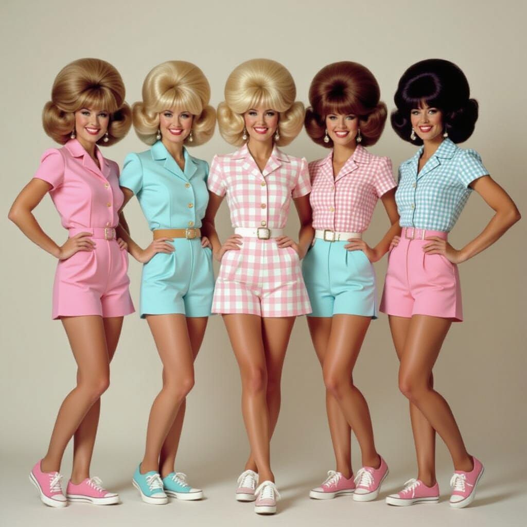1960s Beehive Hair Contest: Retro Fashion