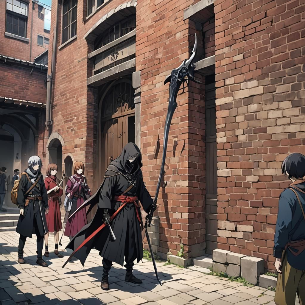 Death Registers at Adventurers Guild in Anime Style