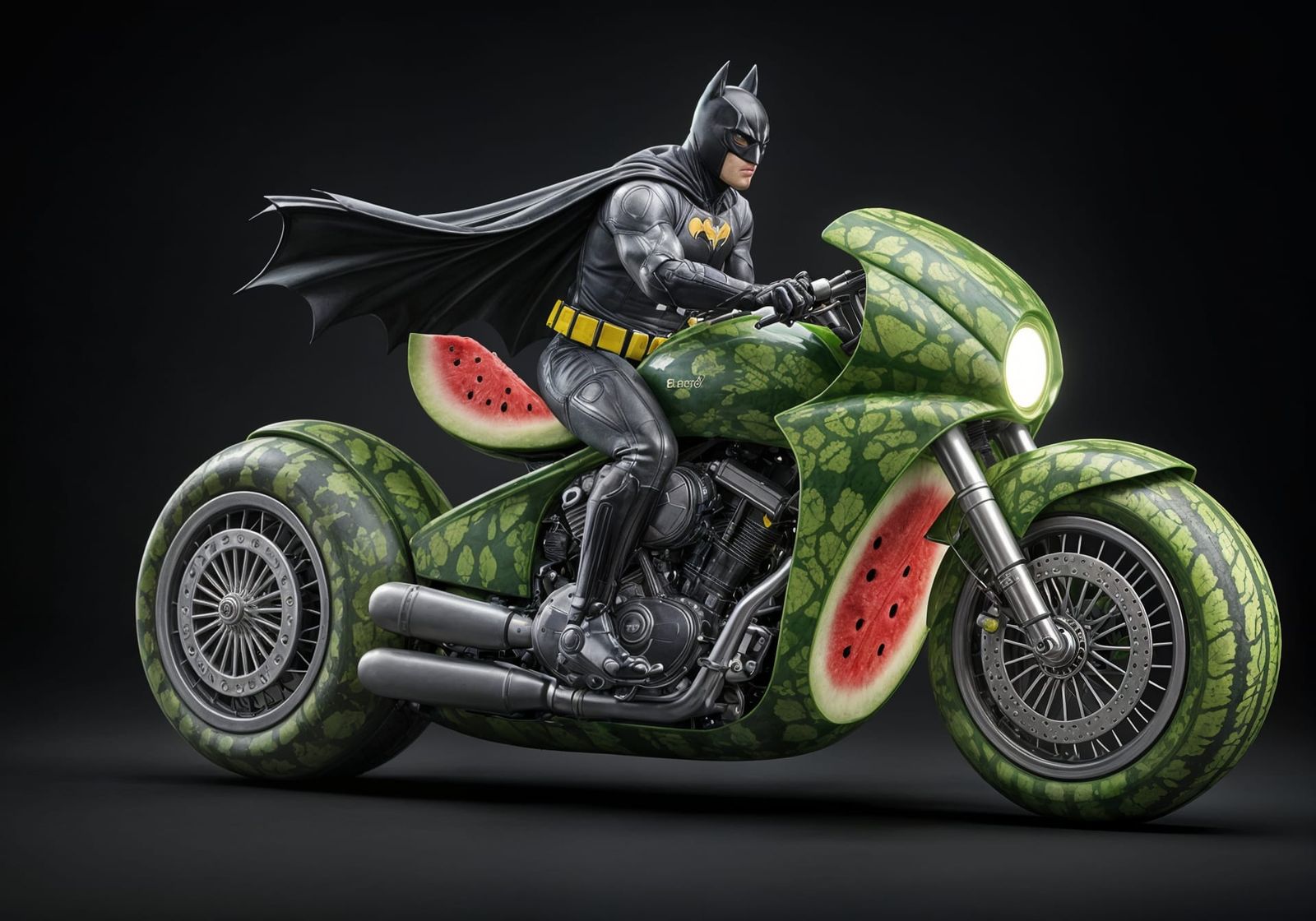 Watermelon batmobile