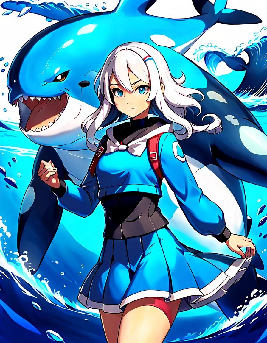 Wailord Humanized: A Pokémon Girl Transformation