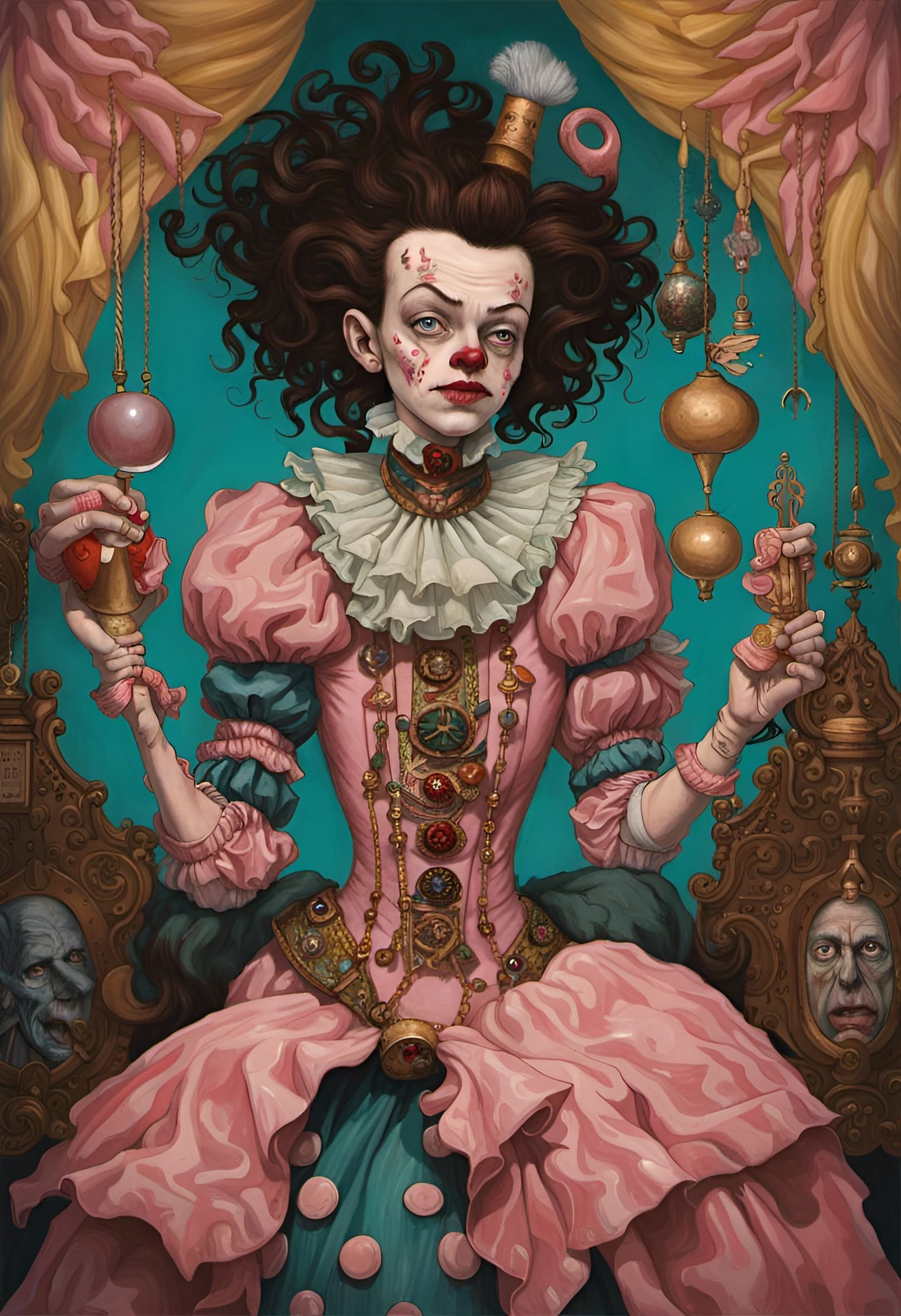 Egon Schiele as Marie Antoinette's Personal Assistant