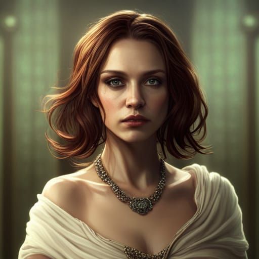 Dark Fantasy Figure in Dynamic Lighting