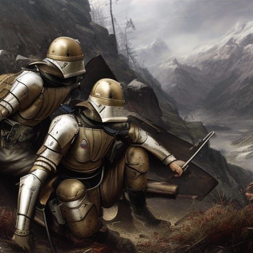 1800s Soldiers in Modern Exo-Suit Armor