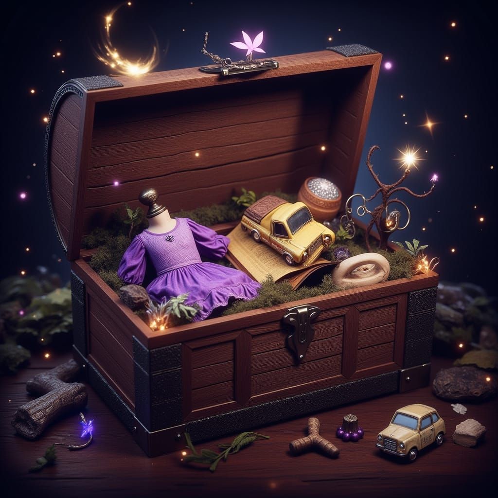 Overflowing Treasure Chest of Childhood Memories