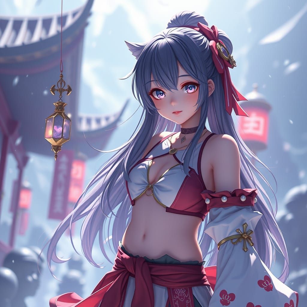 Vibrant Anime Concept Art in 8k Resolution