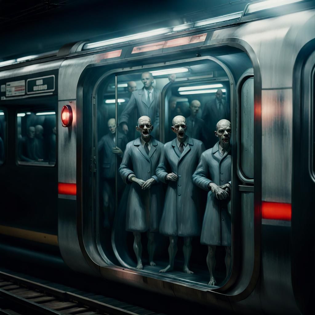 Horror Metro: Ghostly Train in Photorealistic Detail