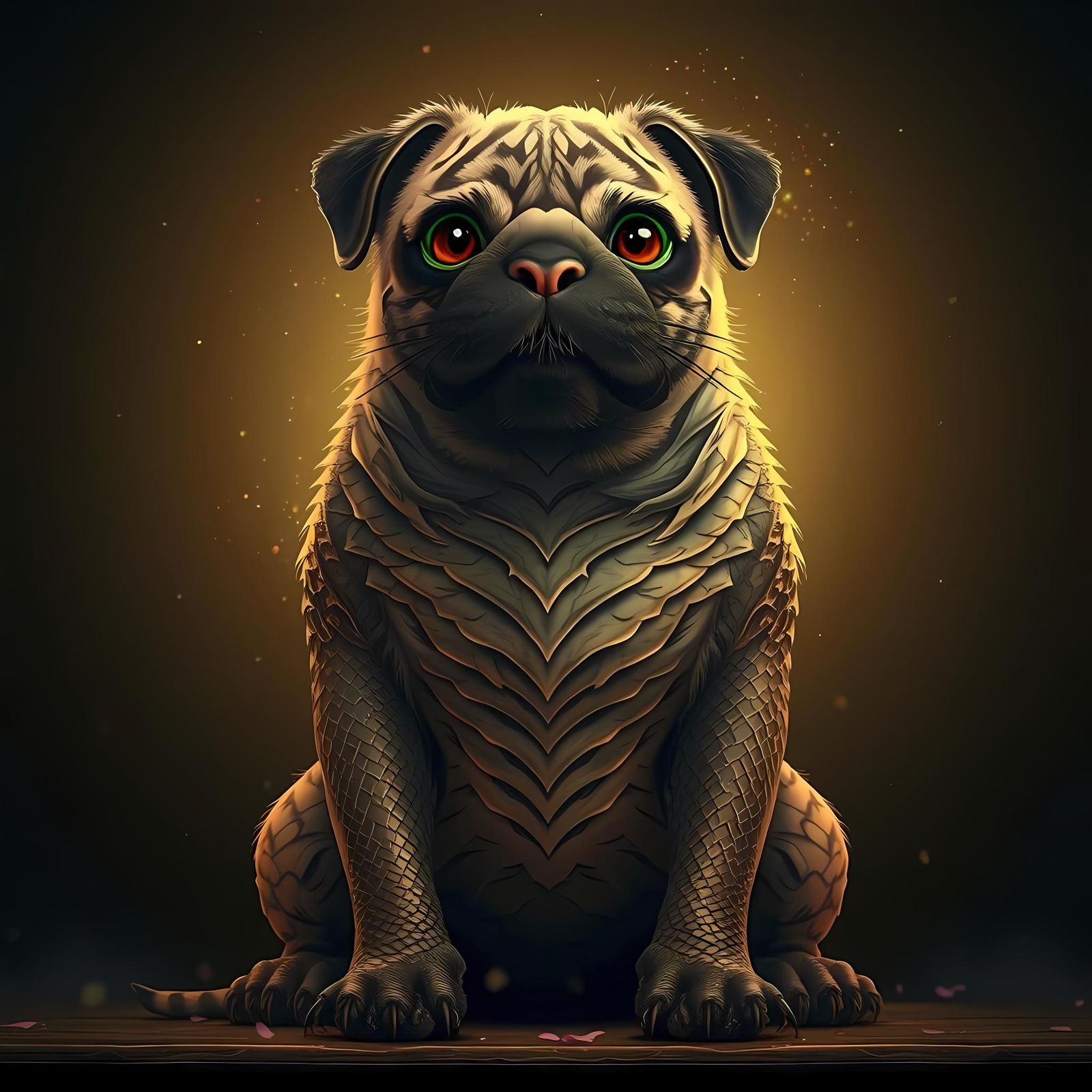 Dragon + Pug = Puggon