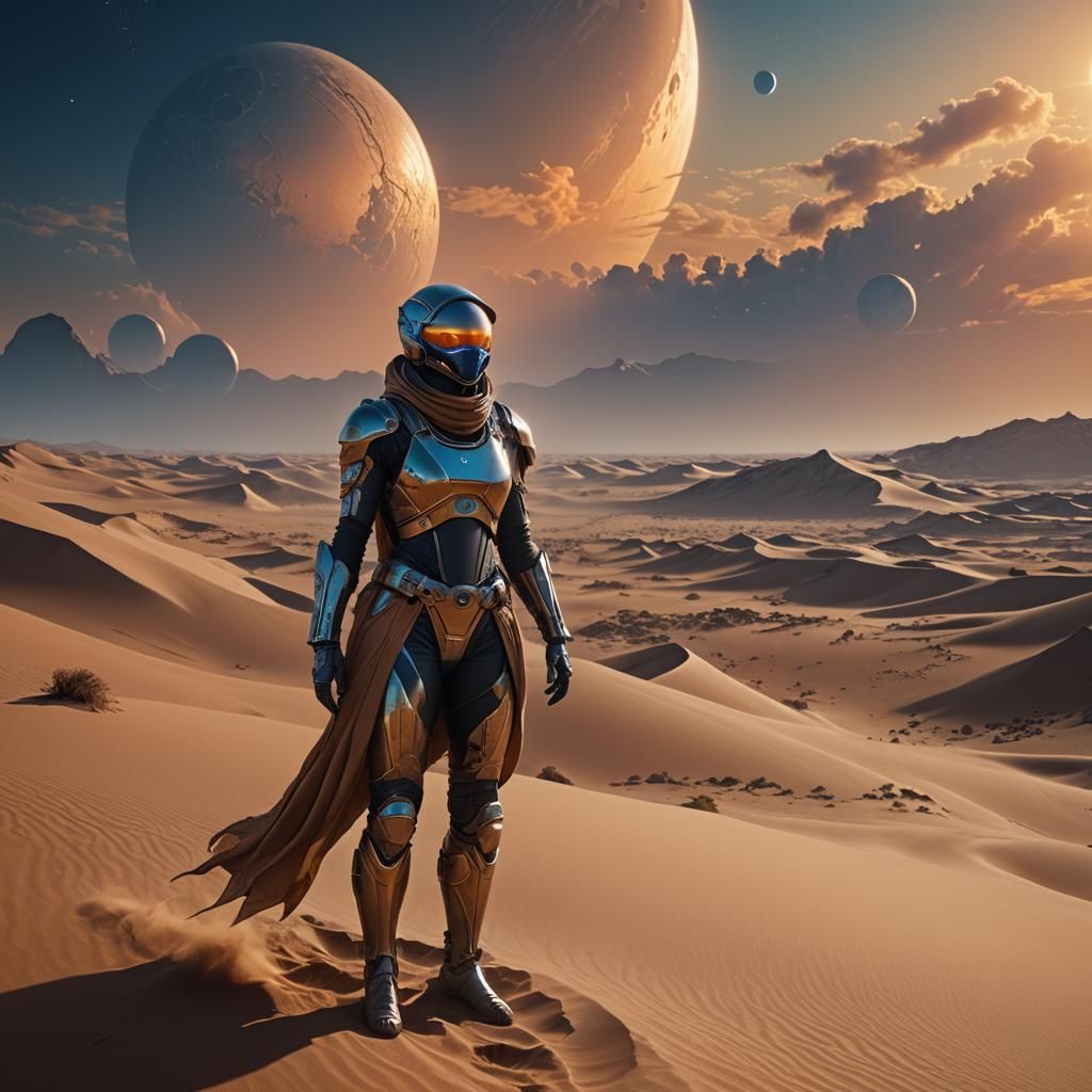 Fremen Female Stillsuit on Dune: Concept Art