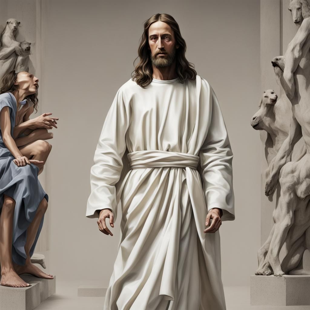 Jesus Christ in Balenciaga Style