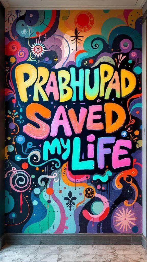 Graffiti Art Wall with Bold Message in Expressive Style