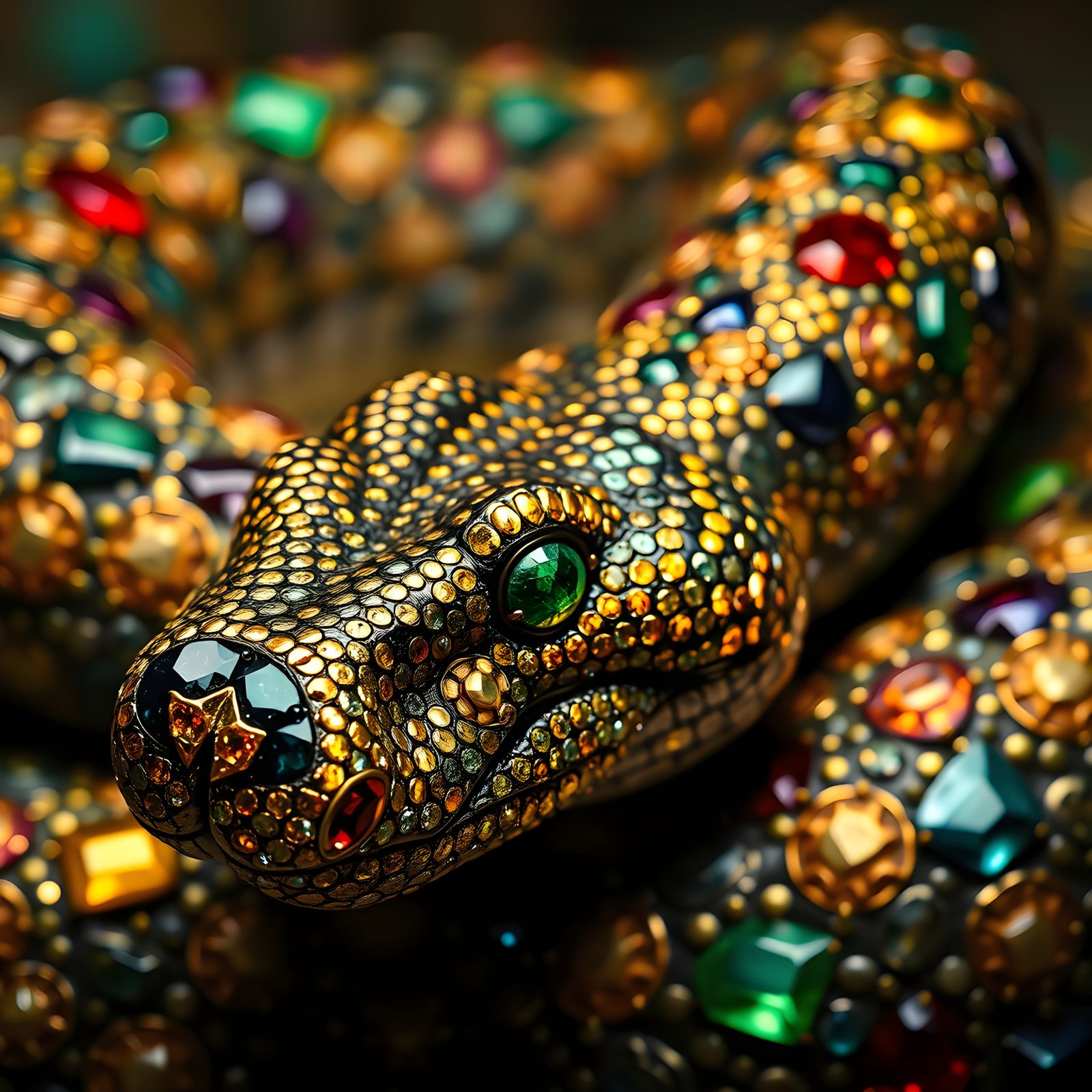 Gem Encrusted Python
