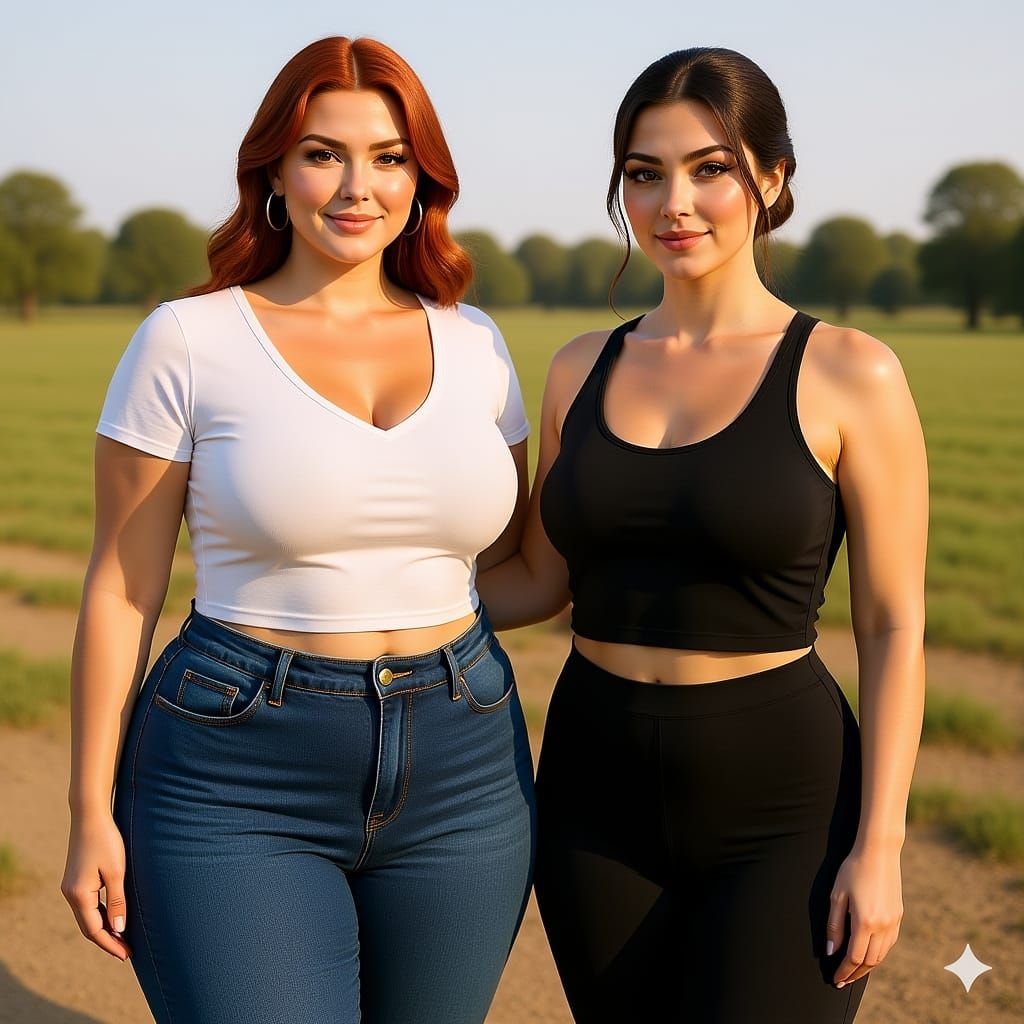 Women in Casual Farm Attire