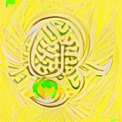 Golden Crescent Moon and Star Symbol