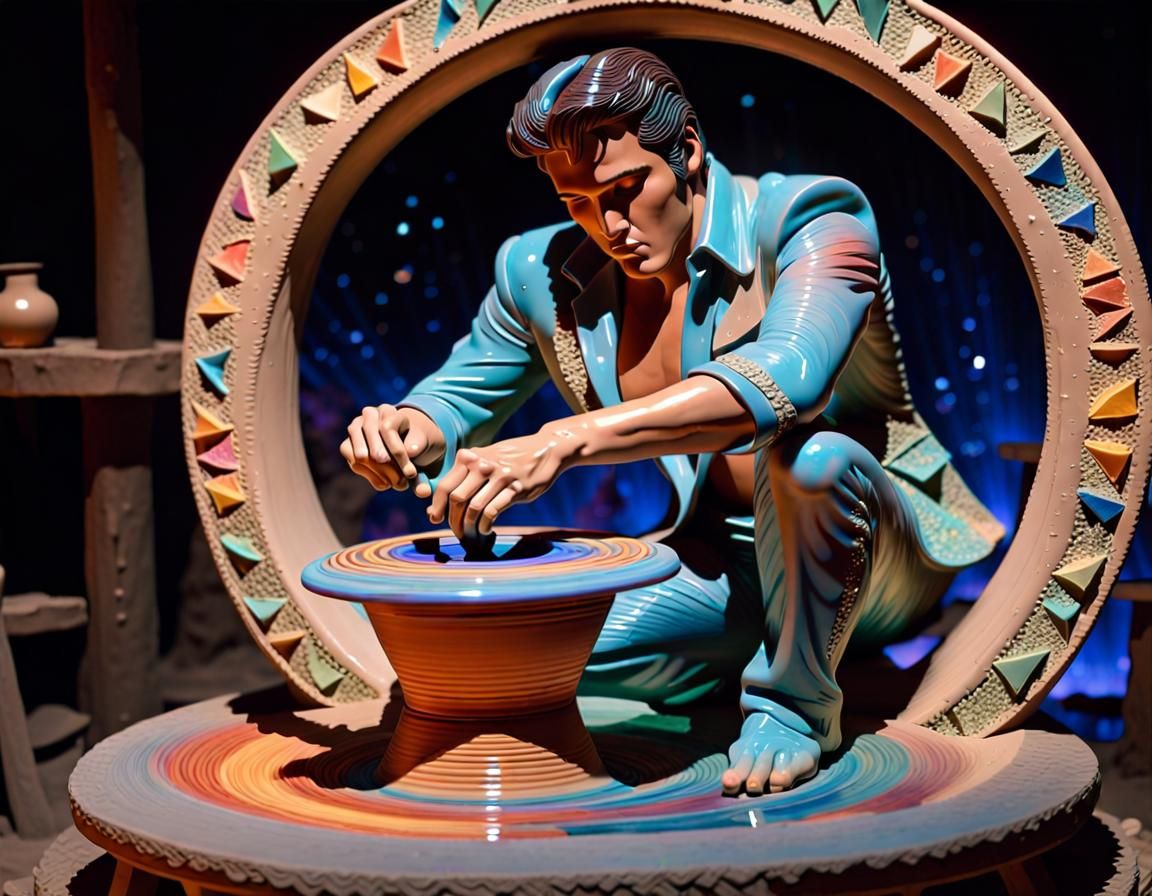Clay Pottery, Elvis Presley