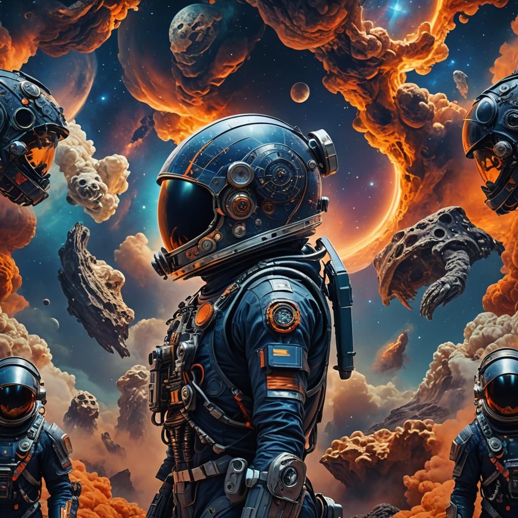 Celestial Evolution: A Surreal Digital Matte Painting