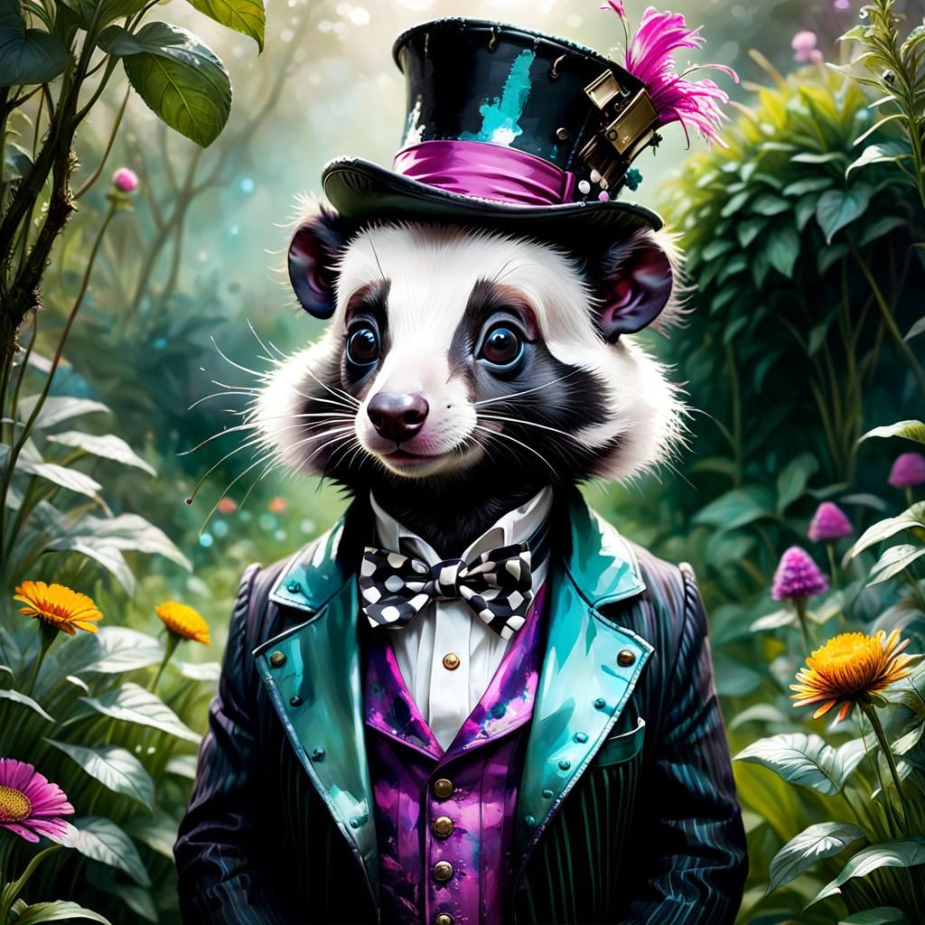 Dapper Garden Skunk