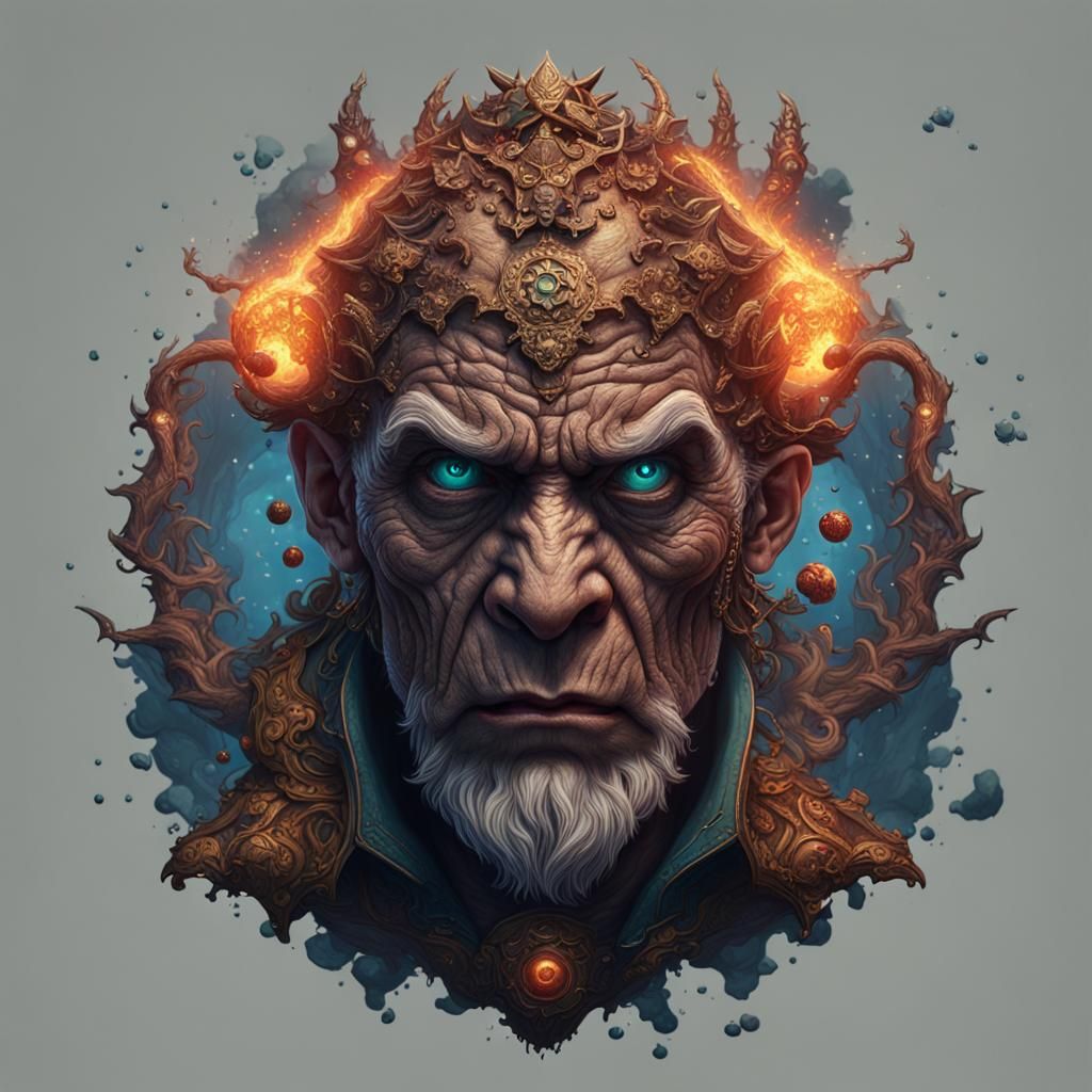 Shock Headed Peter: Detailed Matte Painting