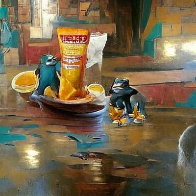 Perry the Platypus and Harambe Enjoy Mexican Cuisine