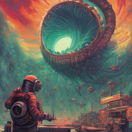 Nautilus Portrait Evokes Submechanophobia