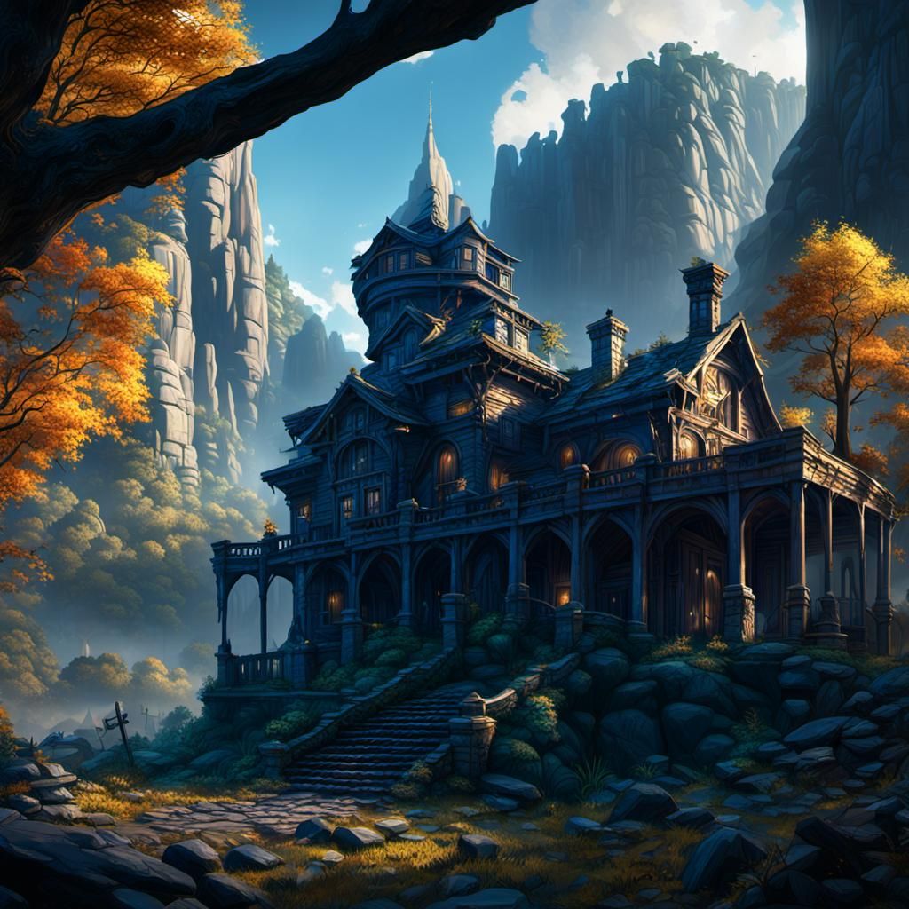 Fantastical Tennessee in Detailed Matte Painting Style