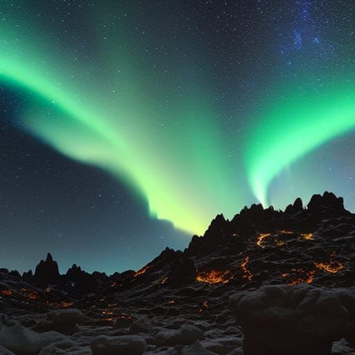 Photorealistic Cthulhu Solarscape in Space