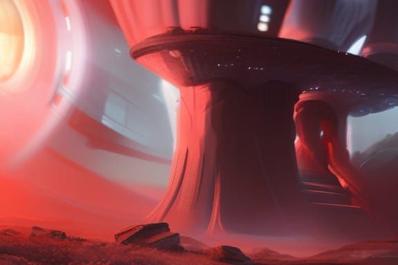 Alien Being Concept Art in Unreal Engine 5