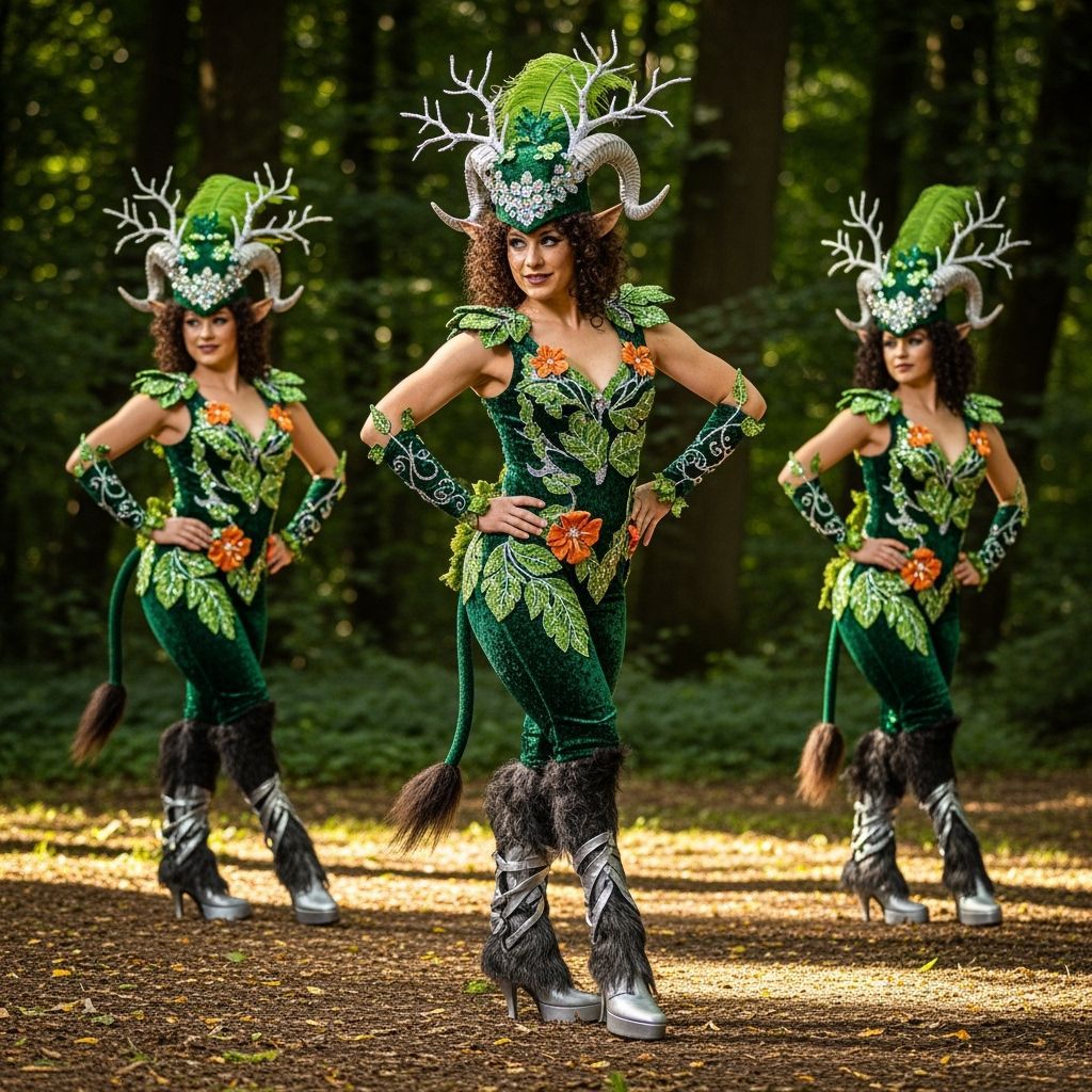 Mythological faun cabaret.