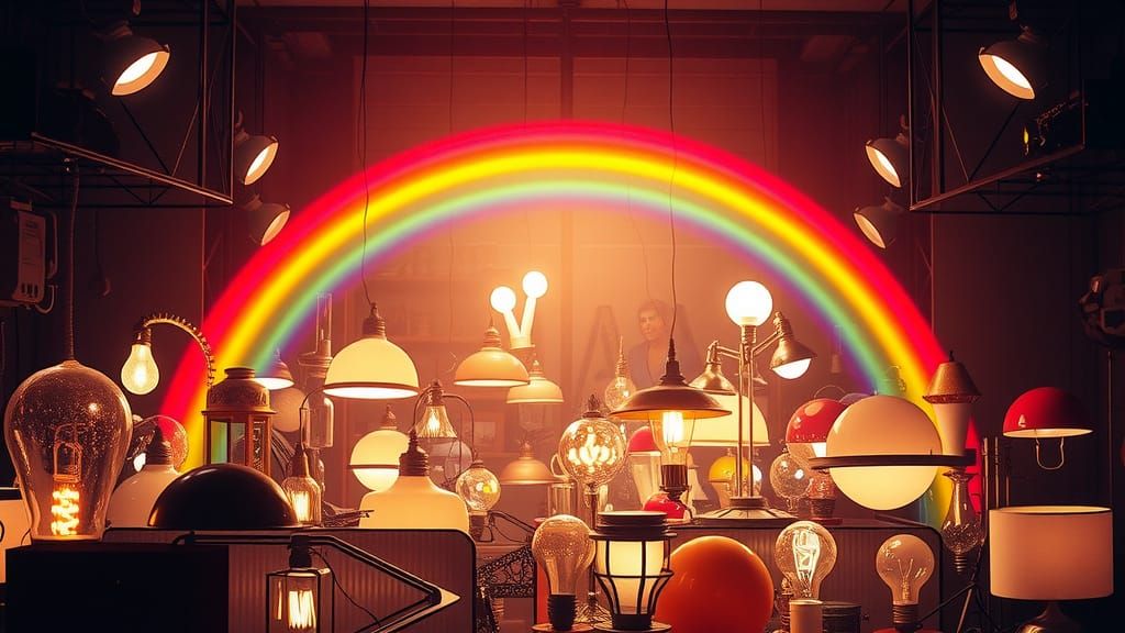 Spectra of Light Sources in Vivid Photorealistic Display